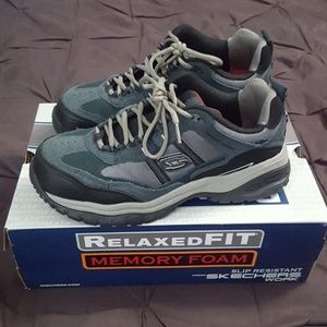 Skechers Relaxed Fit Work Comp Toe Shoe